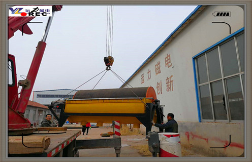 永磁筒式磁选机，云南永磁筒式磁选机厂家_91蜜桃国产凸凸在线观看云南永磁筒式磁选机厂家的结构磁场分布图